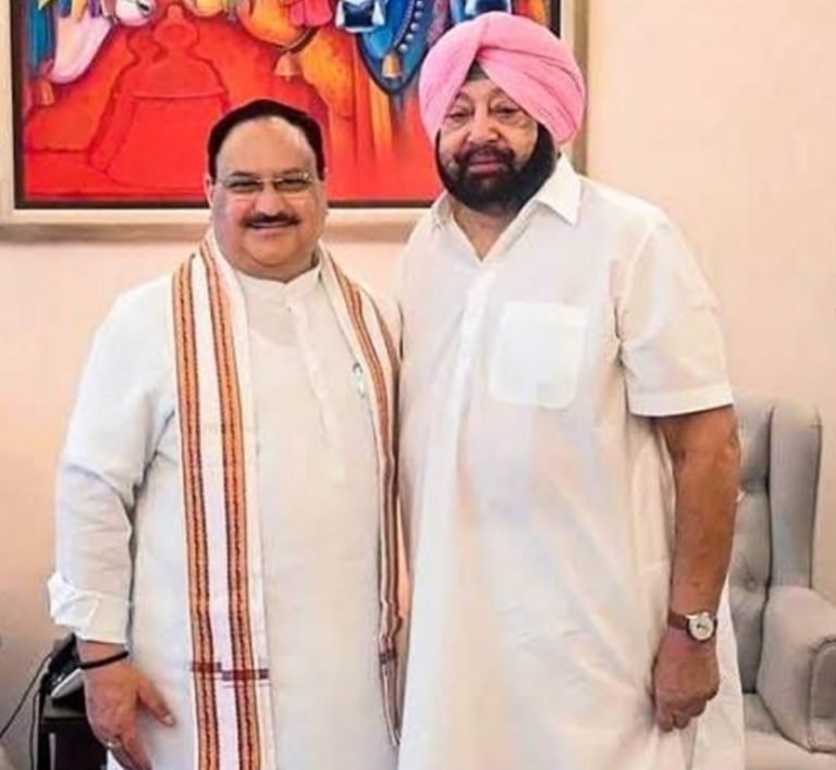 पंजाब में भाजपा के हुए कैप्टन