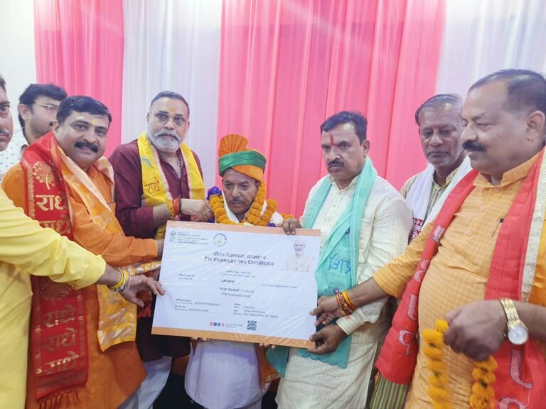 पीएम मोदी भगवान राम सरीखे देश का कायाकल्प करने में हैं जुटे-लाखन विश्वकर्मा